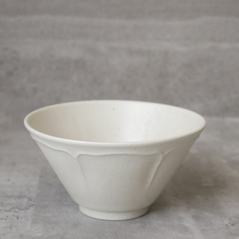 美濃焼　黒いスマート丼　磁器　18.5cm　RINKA　