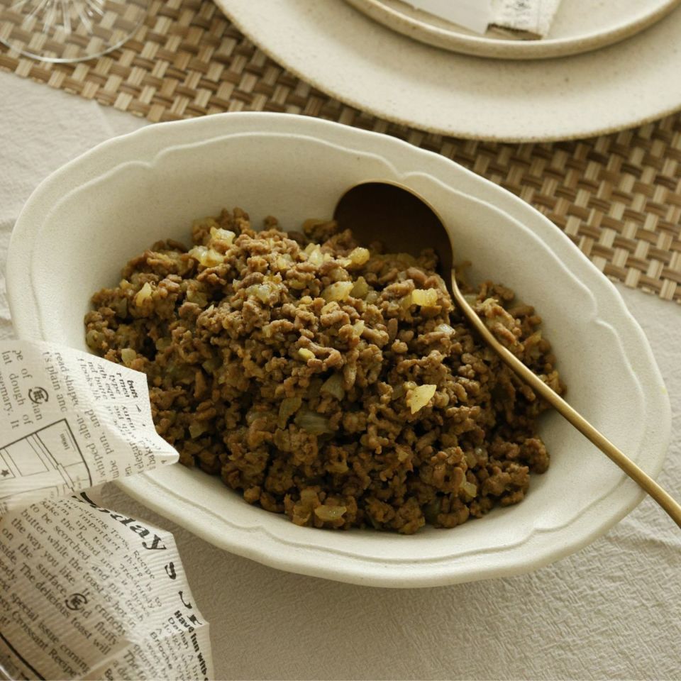 美濃焼　カレー・パスタオーバル皿　磁器　RINKA　23.6cm