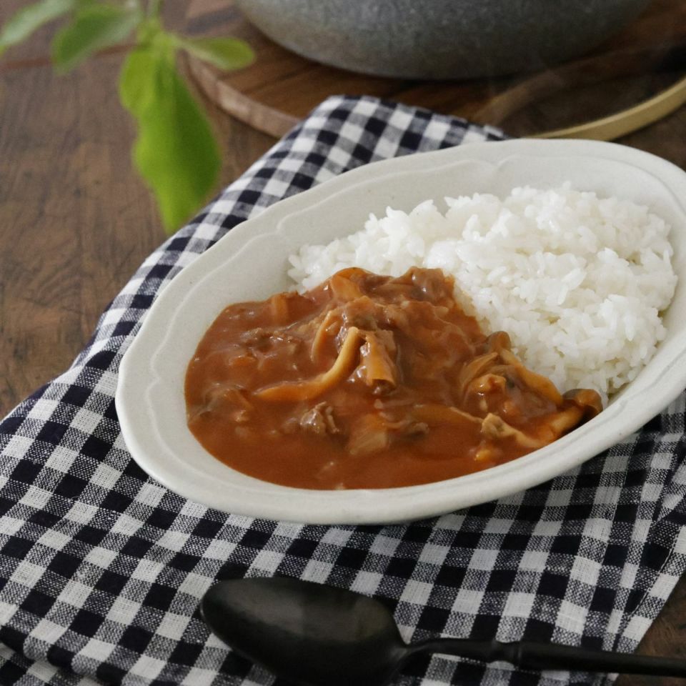 美濃焼　カレー・パスタオーバル皿　磁器　RINKA　23.6cm