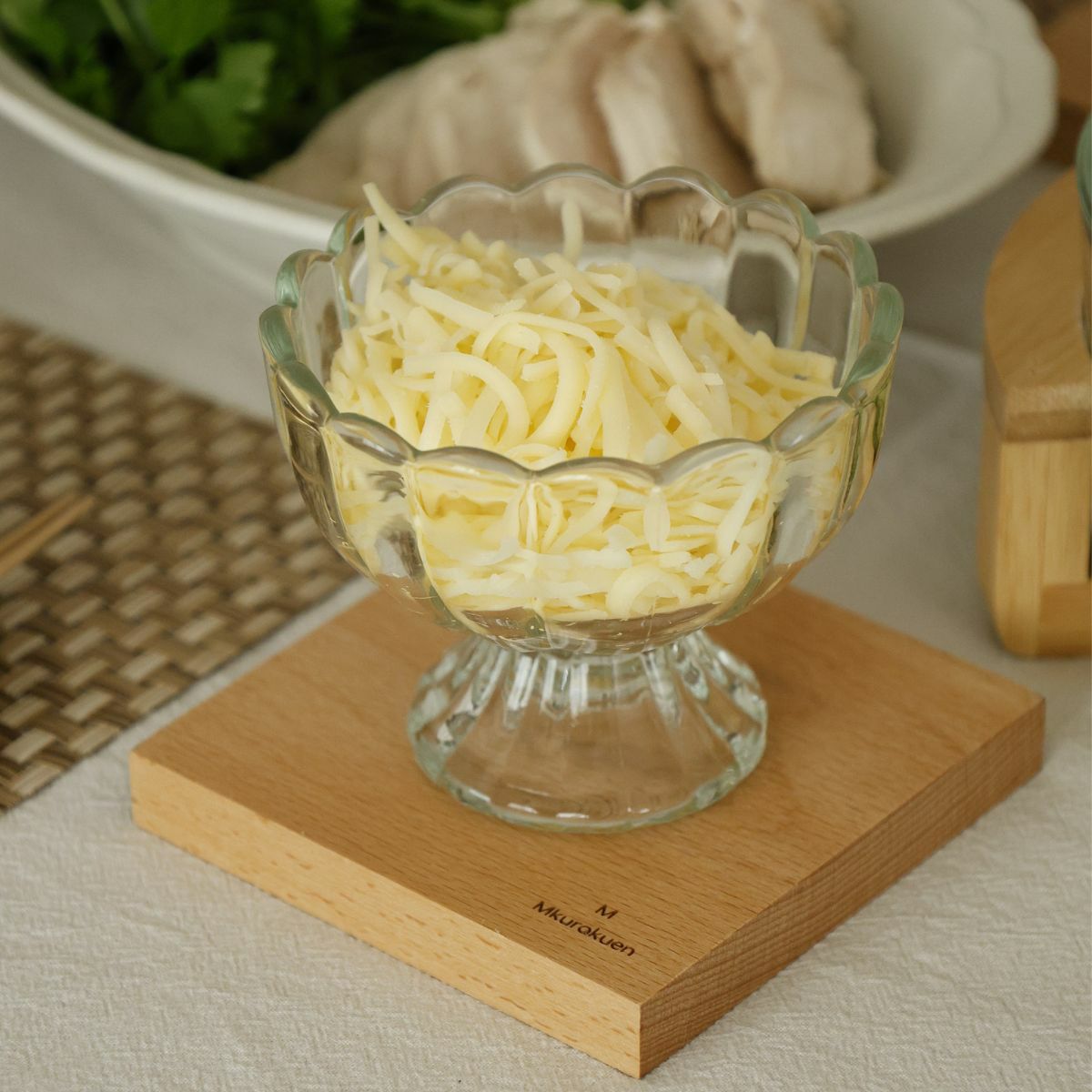 木製　ナチュラルコースター｜M苦楽園オリジナル｜10cm