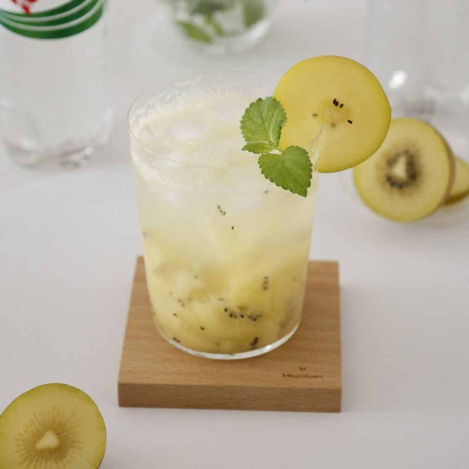 木製　ナチュラルコースター｜M苦楽園オリジナル｜10cm