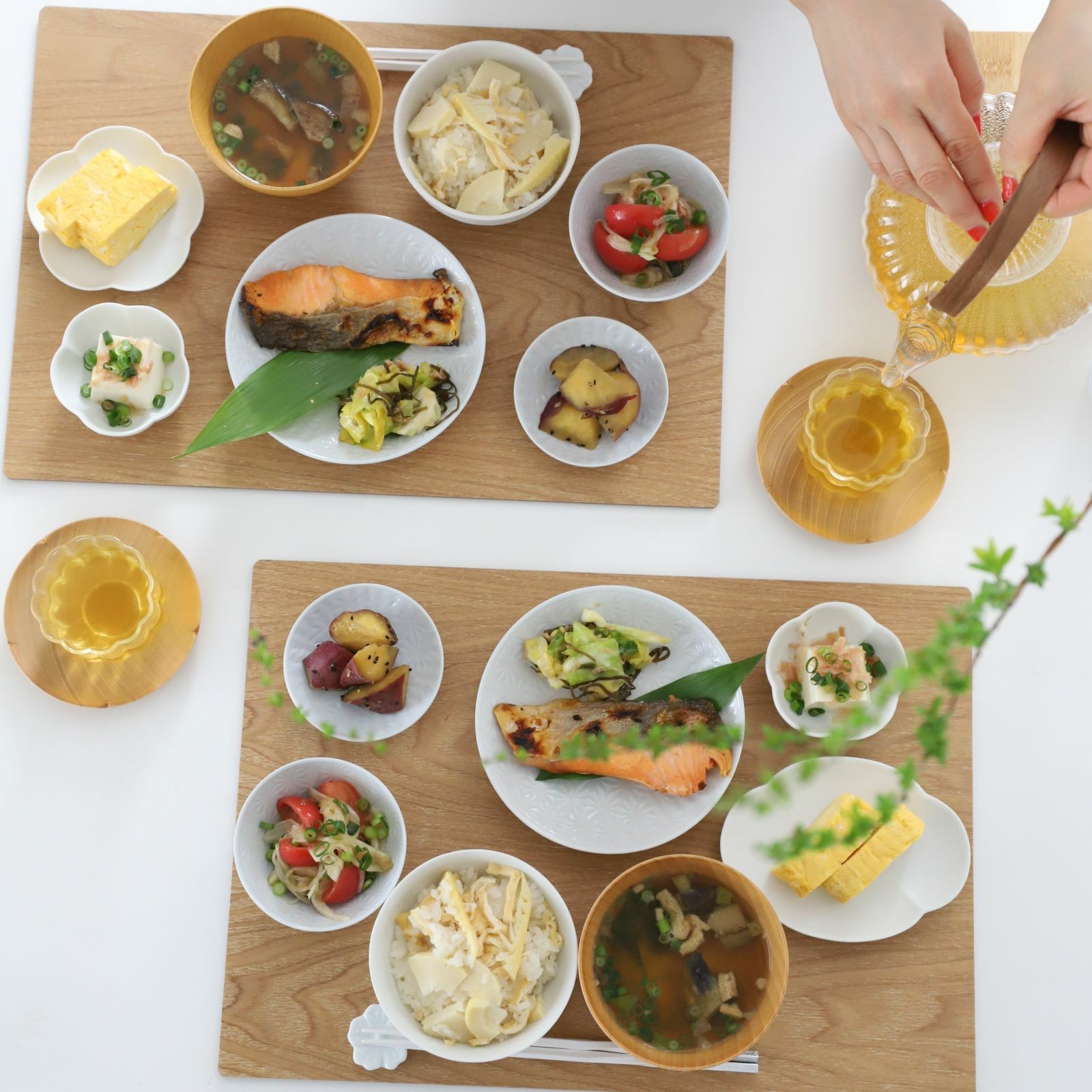 木製長角プレースマット ナチュラル｜M苦楽園｜おしゃれな食器
