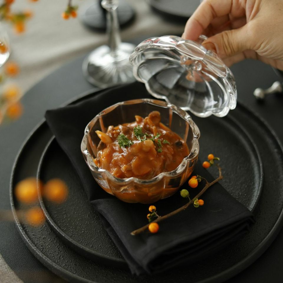 美濃焼　黒い切立丸型プレートYOZORA｜M苦楽園オリジナル｜