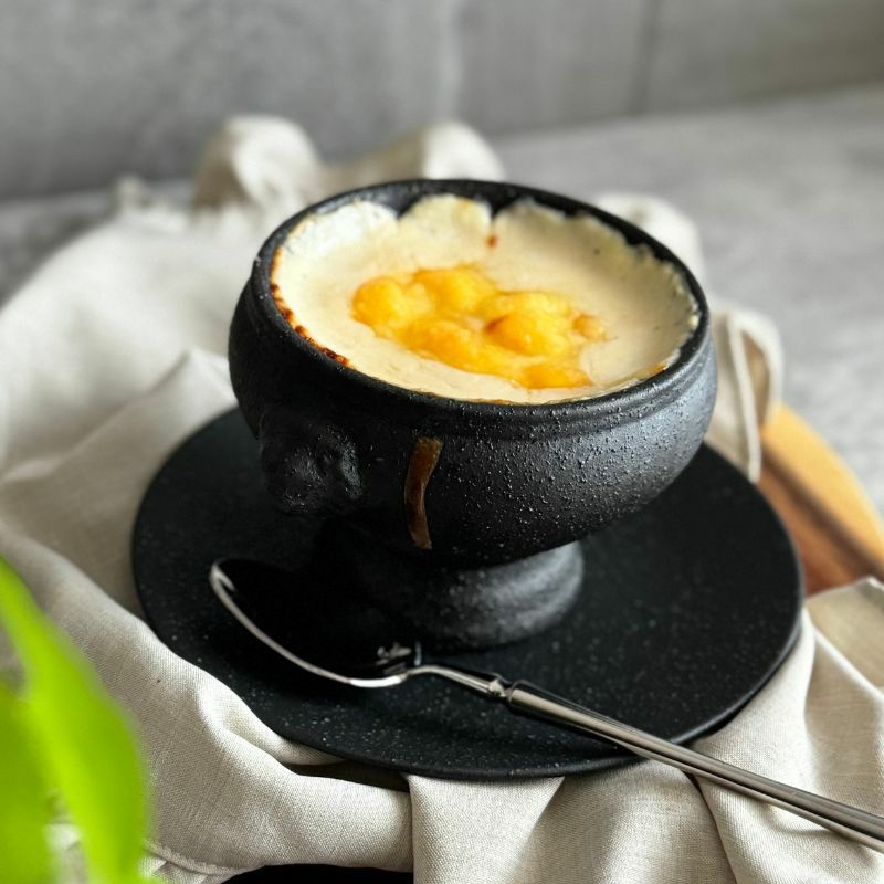 美濃焼　黒いライオントリフボウル9cm　YOZORA｜M苦楽園オリジナル｜