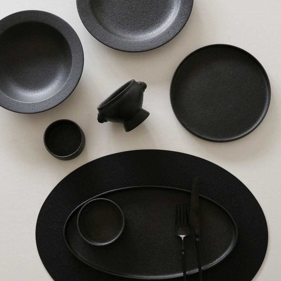 美濃焼　黒いライオントリフボウル9cm　YOZORA｜M苦楽園オリジナル｜