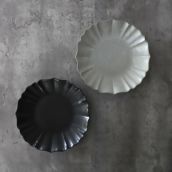 美濃焼　花プレート皿　ロータス