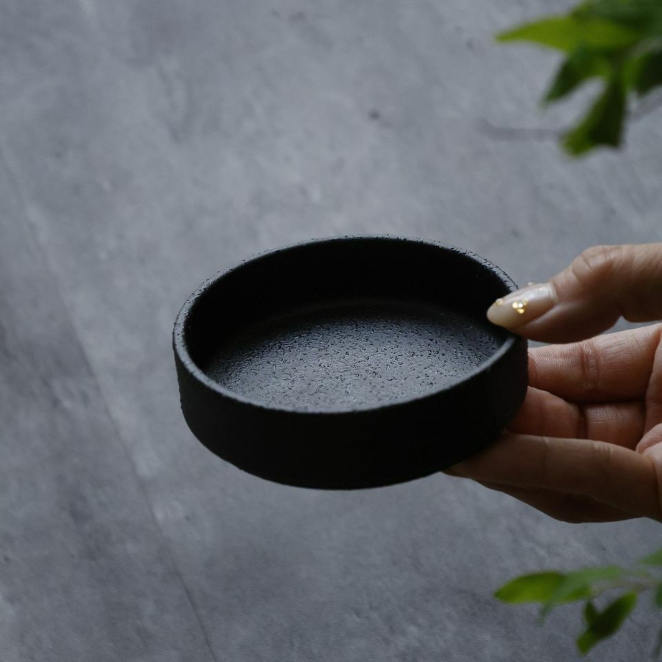 美濃焼　黒い切立小鉢9cm　YOZORA｜M苦楽園オリジナル｜
