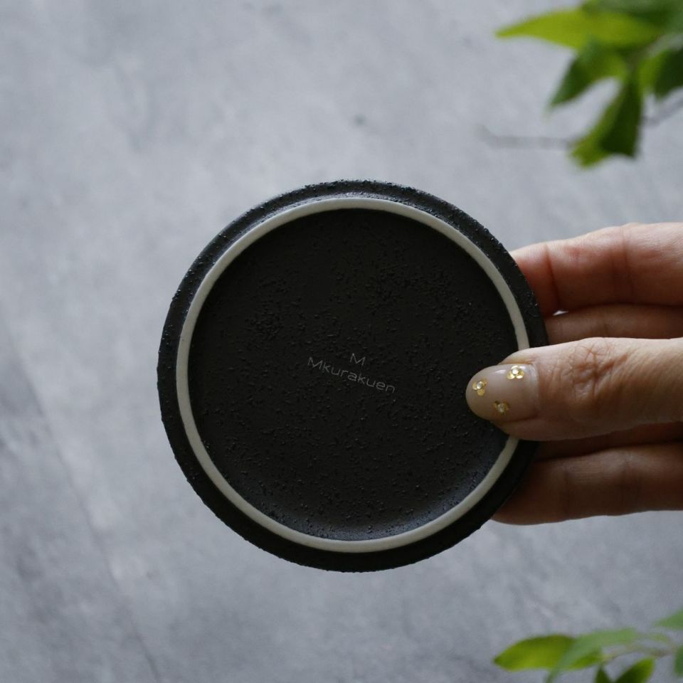 美濃焼　黒い切立小鉢9cm　YOZORA｜M苦楽園オリジナル｜