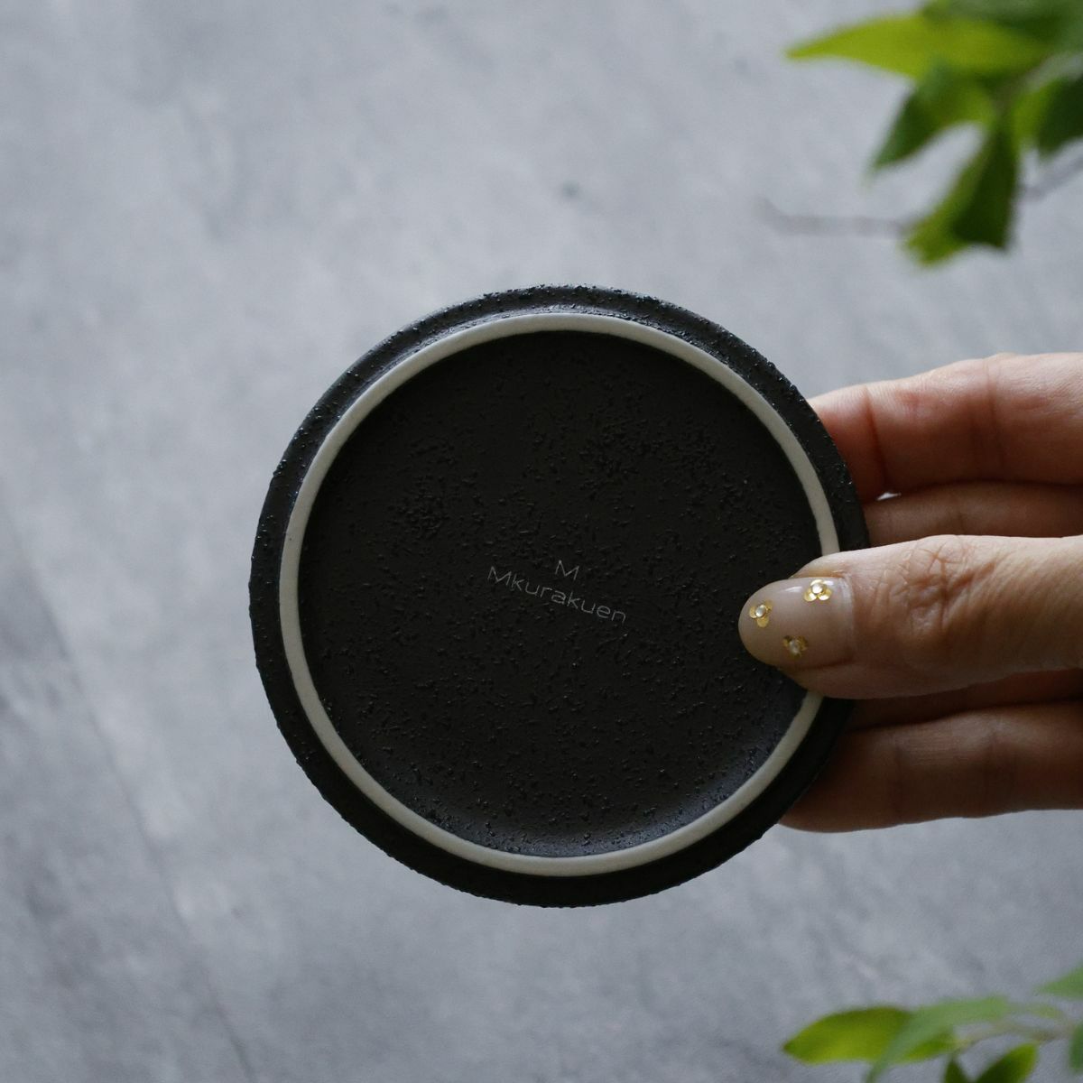 美濃焼　黒い切立小鉢9cm　YOZORA｜M苦楽園オリジナル｜