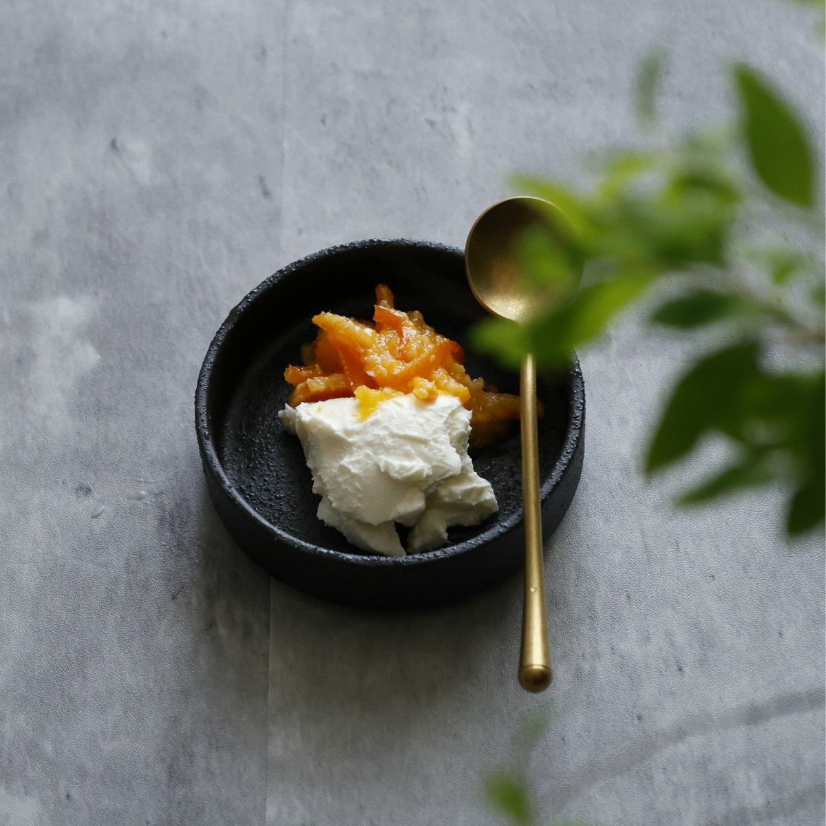 美濃焼　黒い切立小鉢9cm　YOZORA｜M苦楽園オリジナル｜