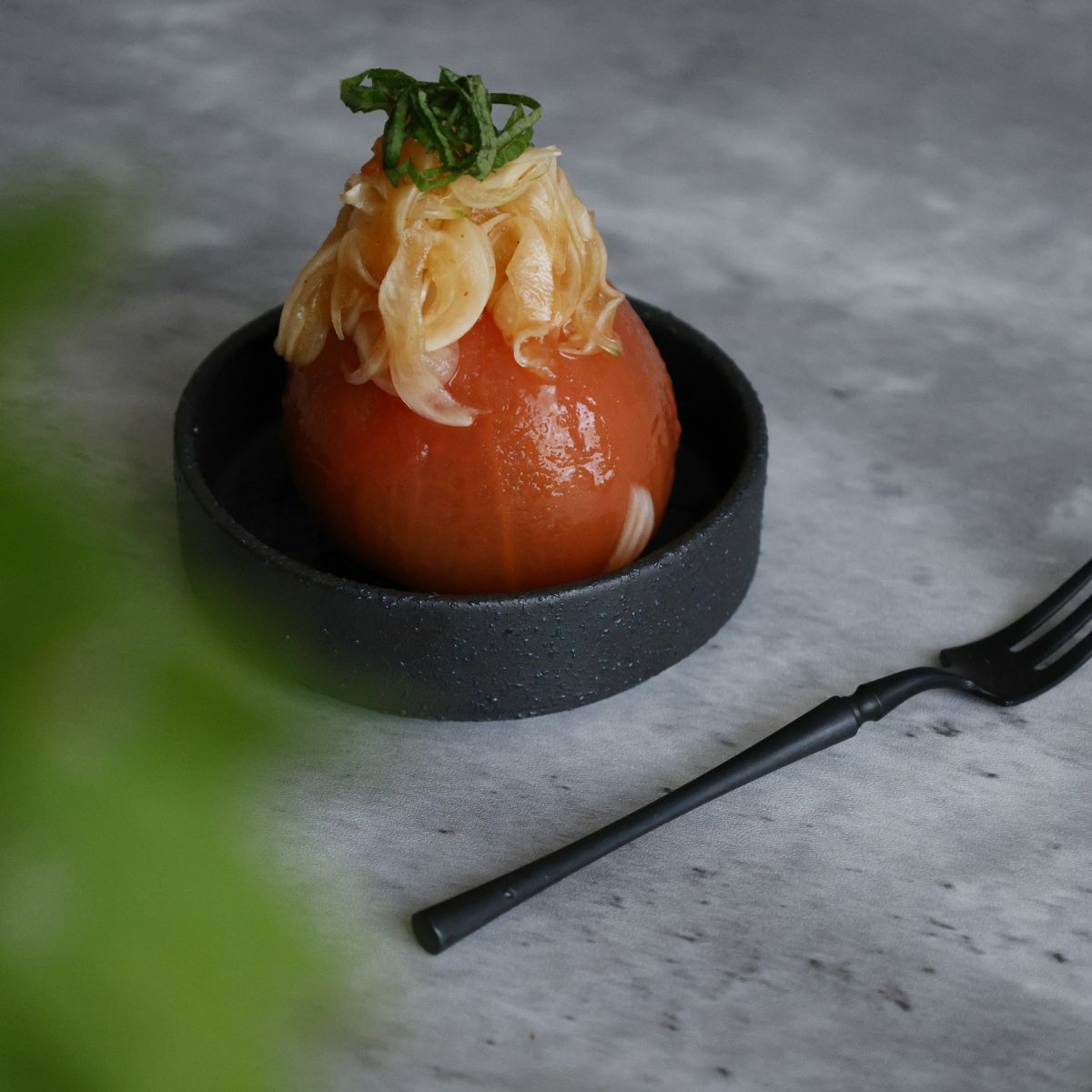 美濃焼　黒い切立小鉢9cm　YOZORA｜M苦楽園オリジナル｜