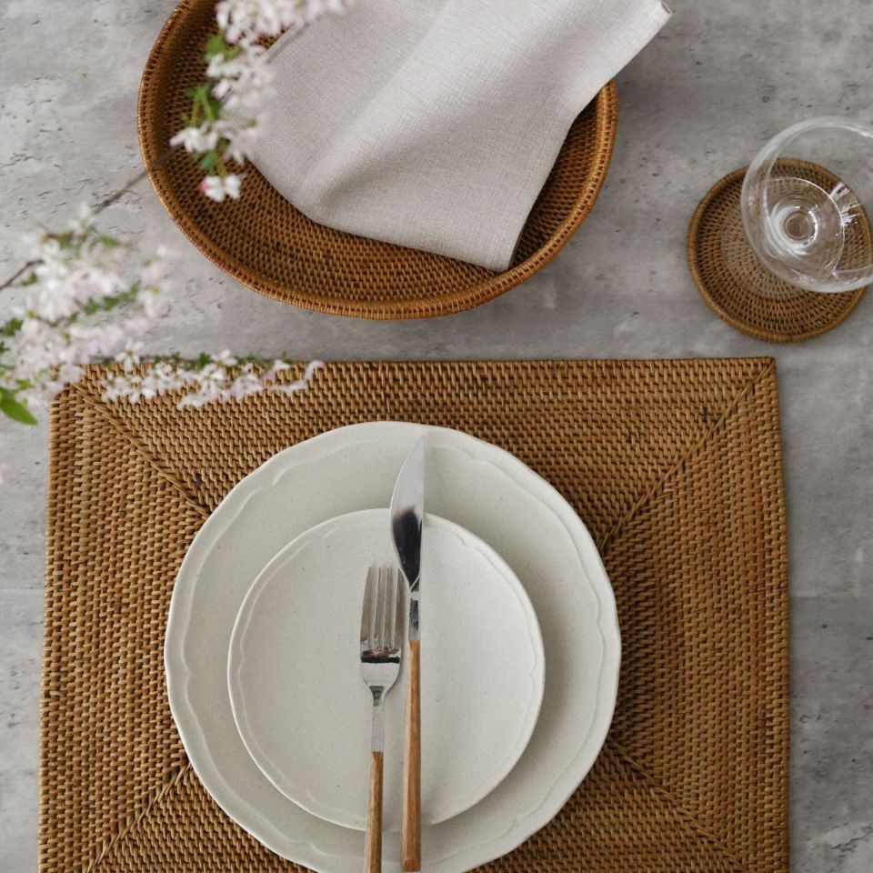 アタ　ランチョンマット・コースター・トレイ