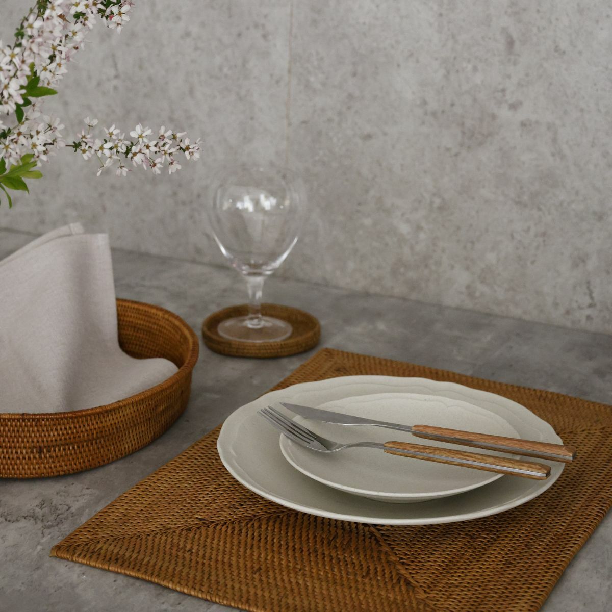 アタ　ランチョンマット・コースター・トレイ