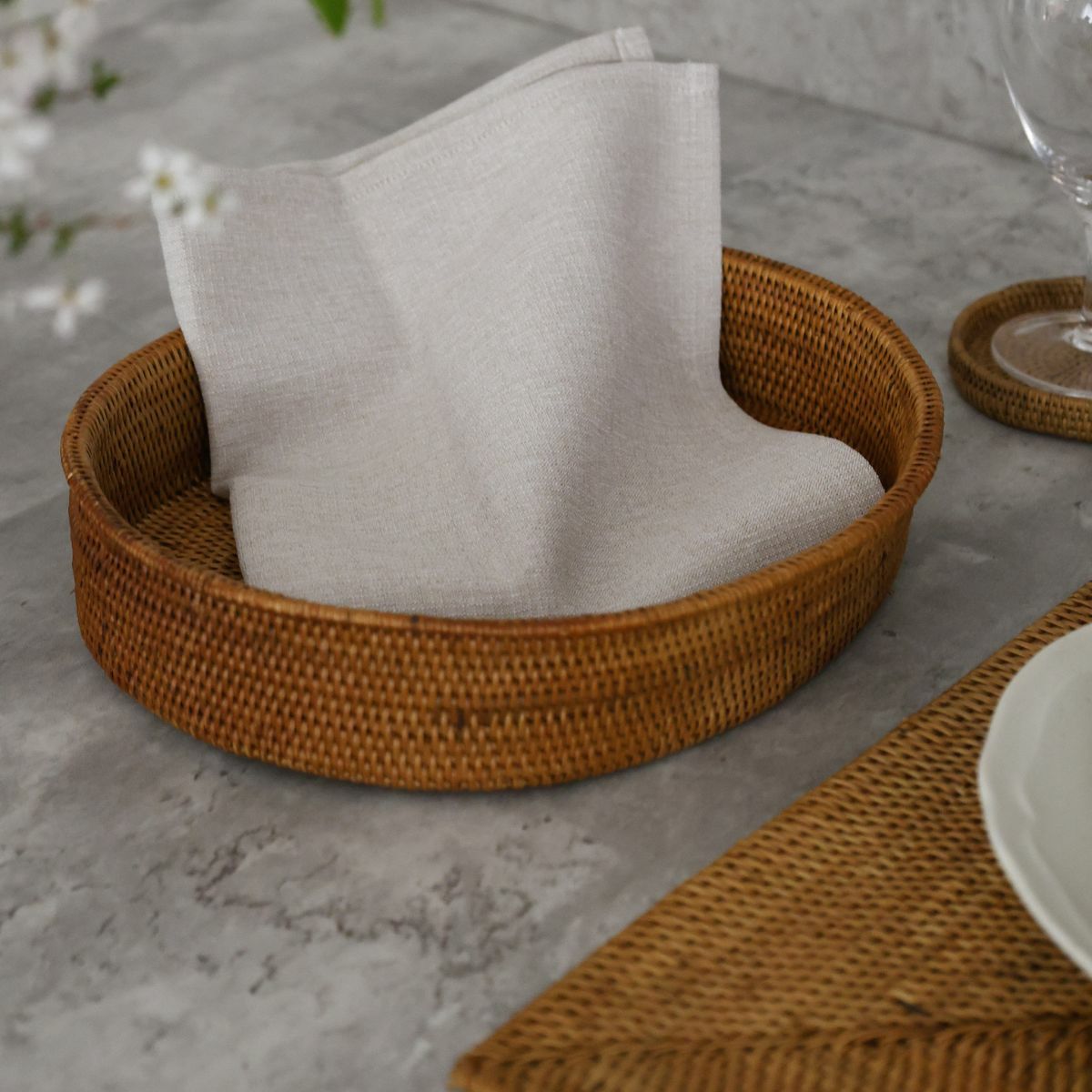 アタ　ランチョンマット・コースター・トレイ