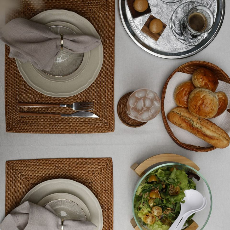 アタ　ランチョンマット・コースター・トレイ