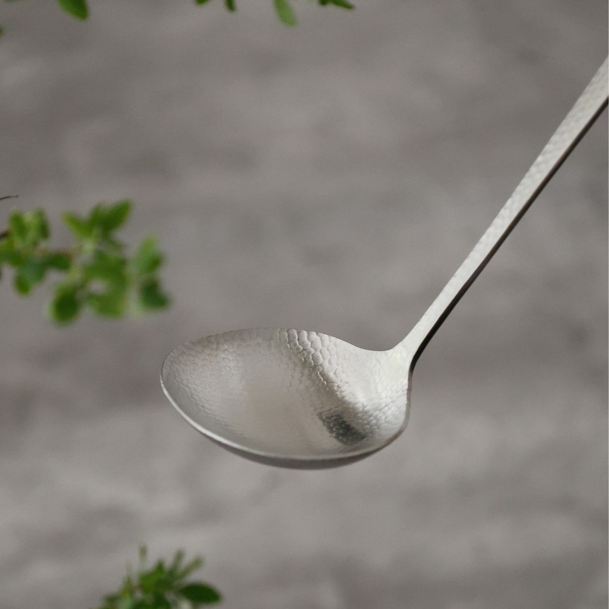 ステンレス製パンチングお玉・アク取り