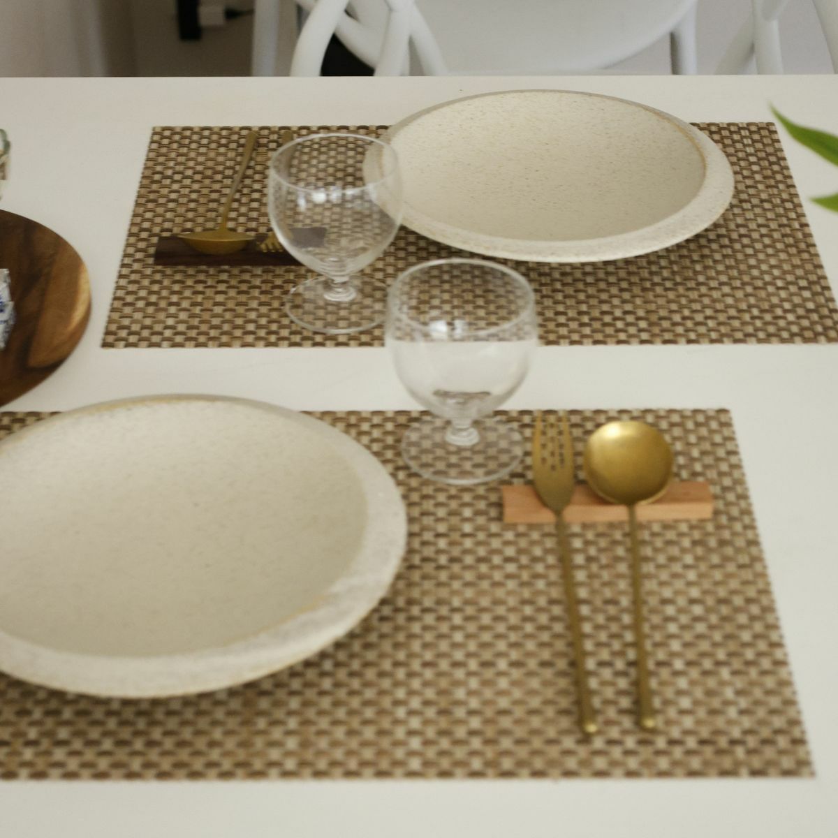 長角ナチュラルメッシュランチョンマット