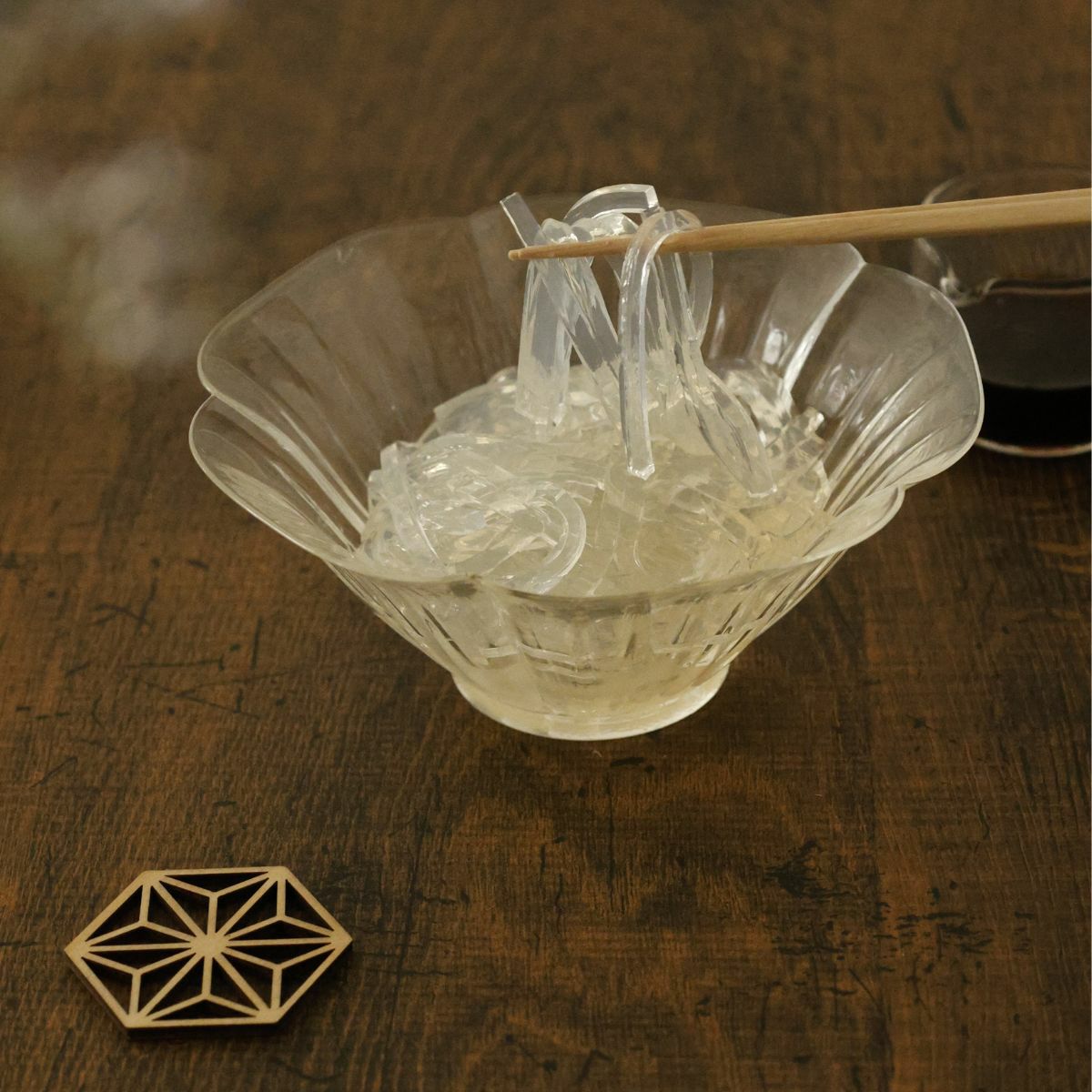 花ガラスボウル鉢