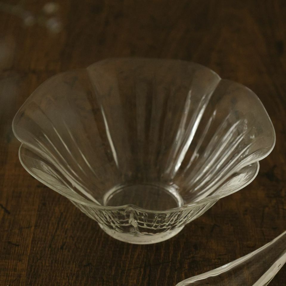 花ガラスボウル鉢