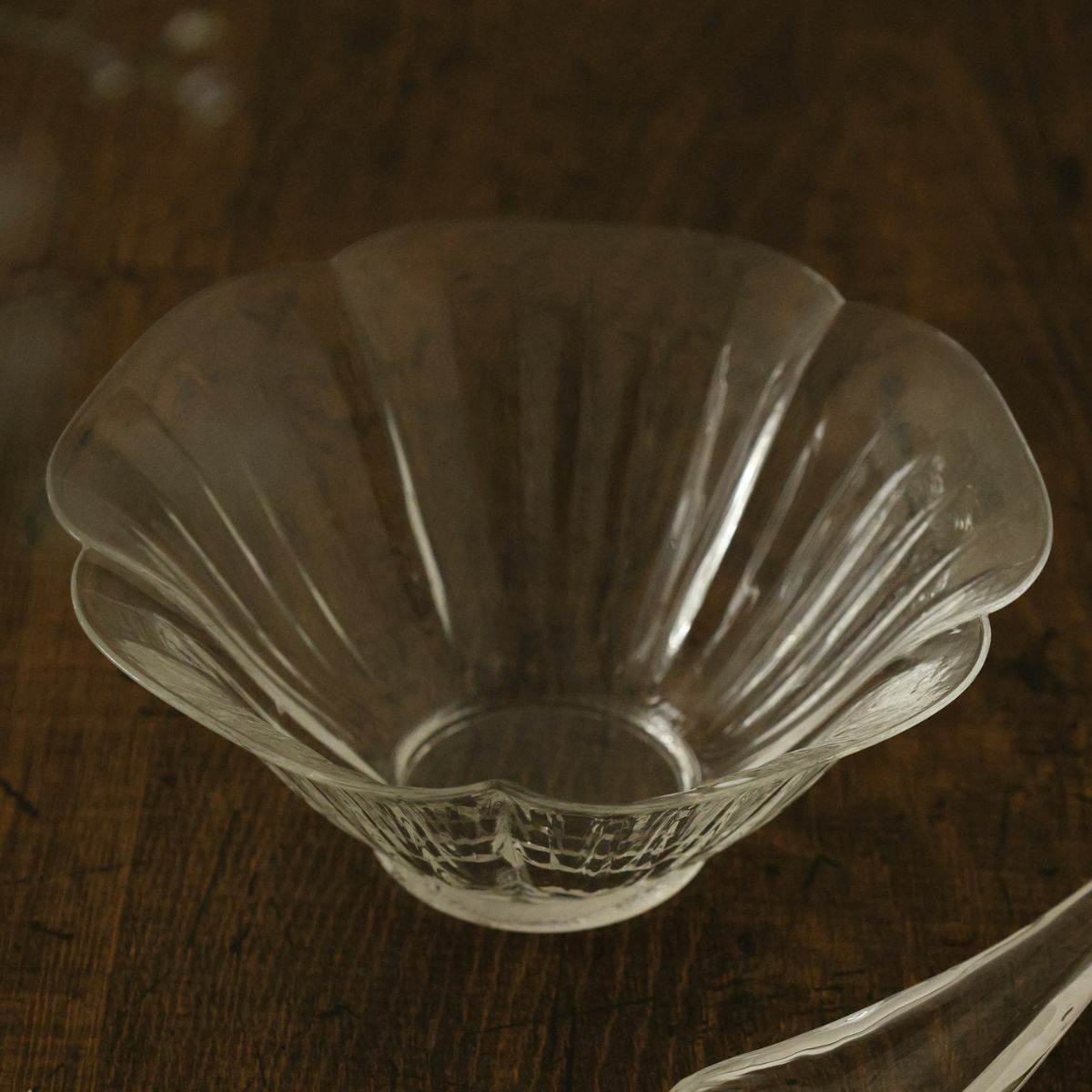 花ガラスボウル鉢