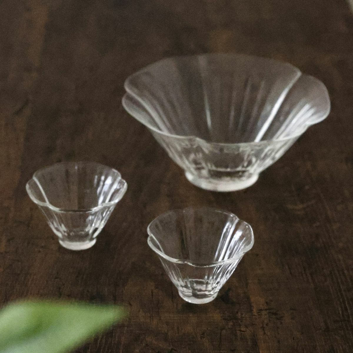 花ガラスボウル鉢