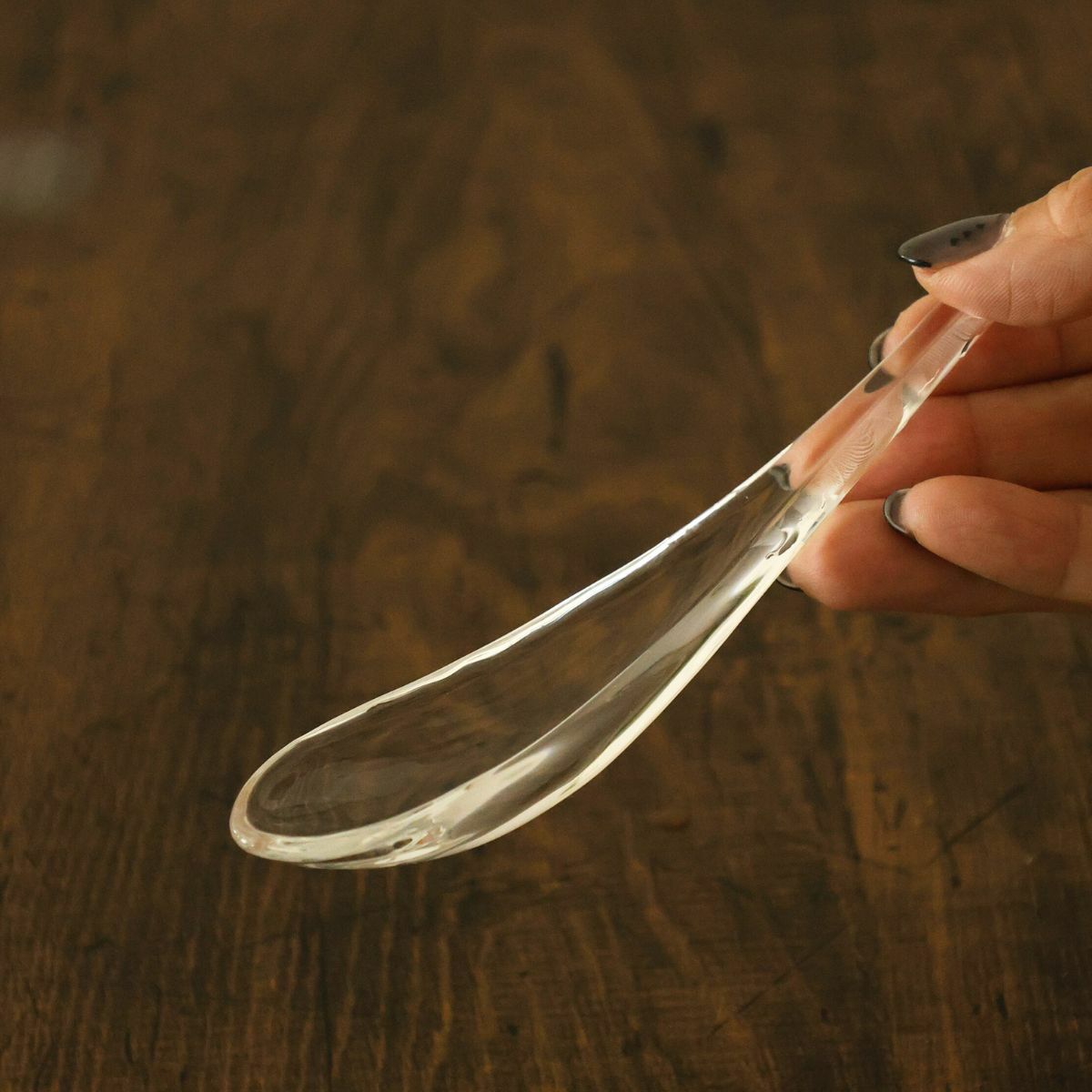 ガラス製　レンゲ