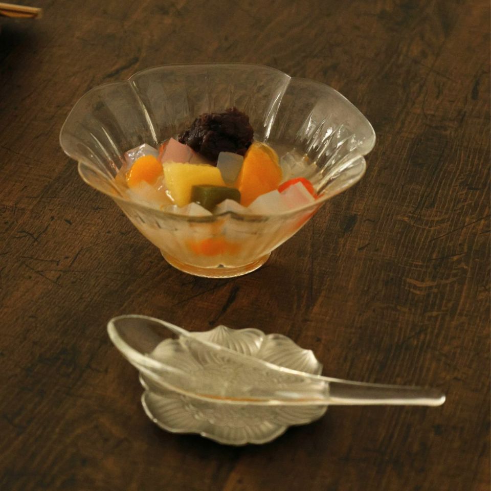 ガラス製　レンゲ