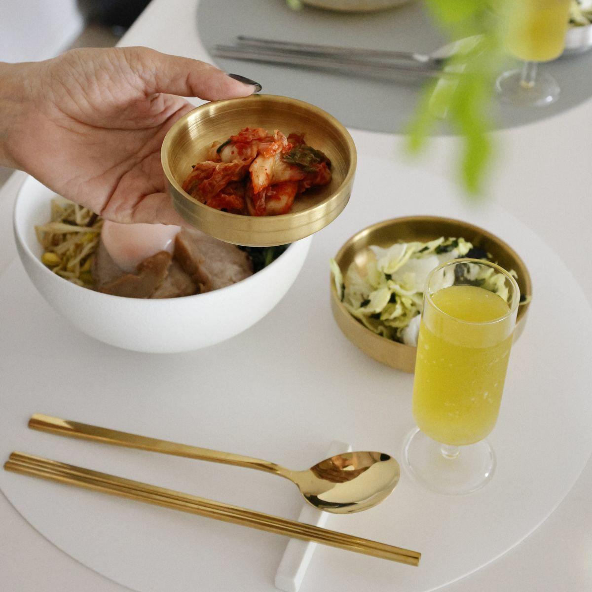 ステンレス製　韓国ボウル