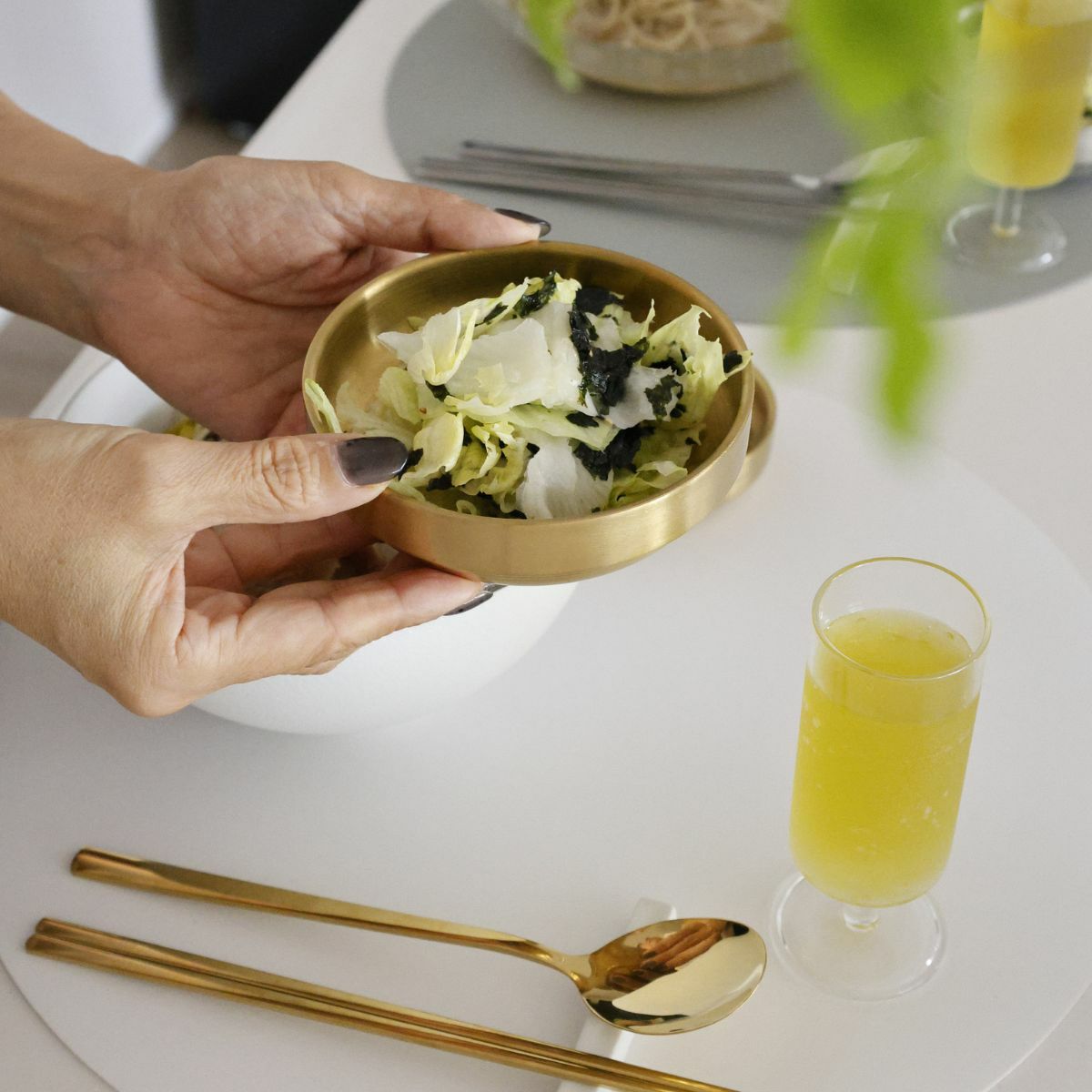 ステンレス製　韓国ボウル