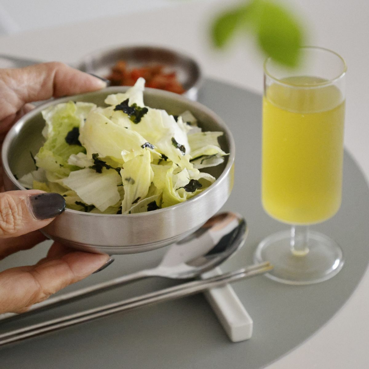 ステンレス製　韓国ボウル