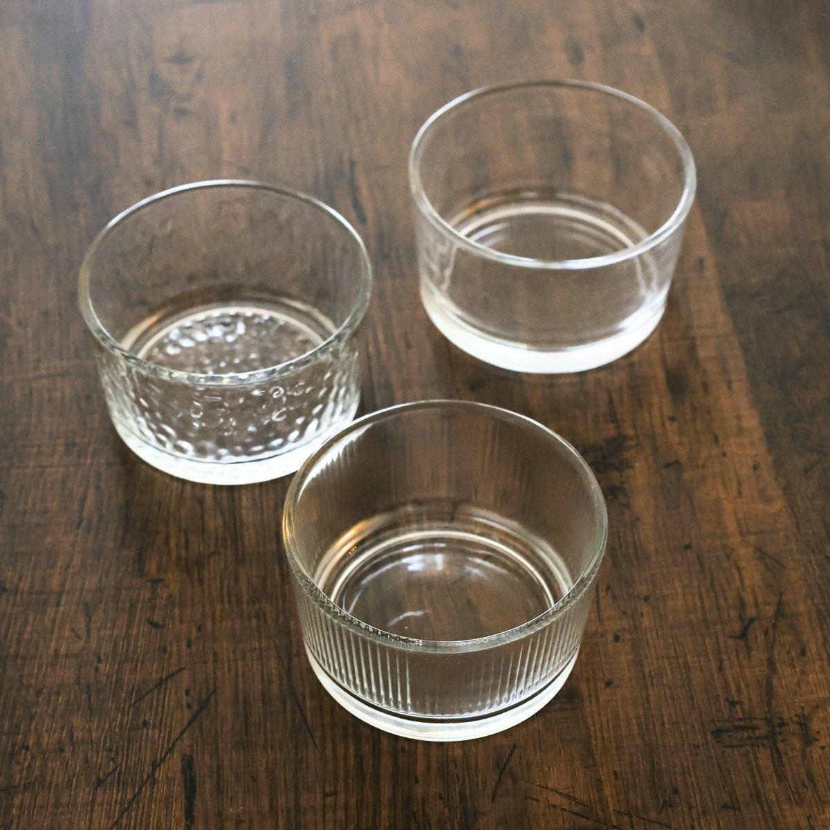 ガラス製　ショートカップ