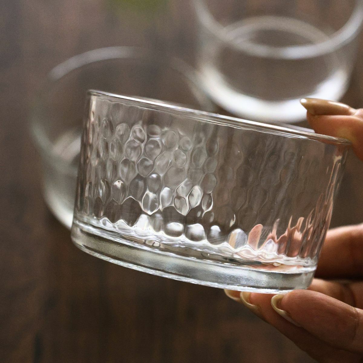 ガラス製　ショートカップ