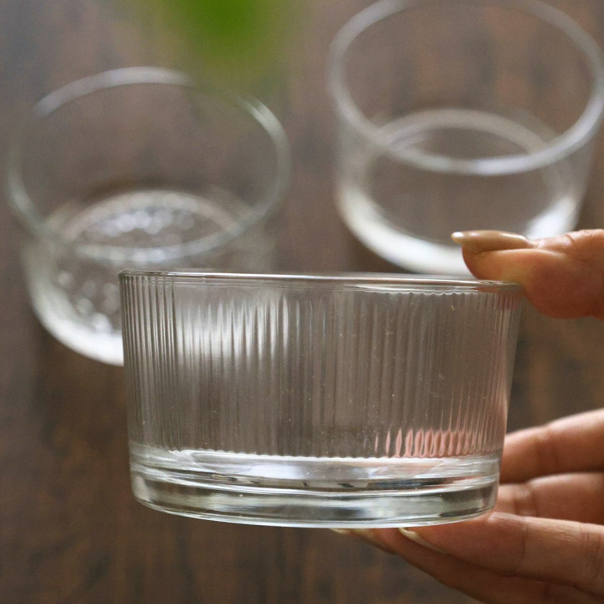 ガラス製　ショートカップ