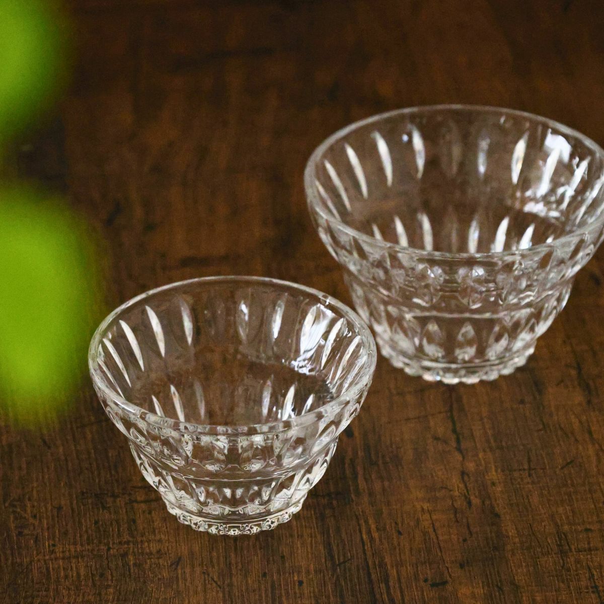 ガラス製　ガラス製デザインデザートボウル　