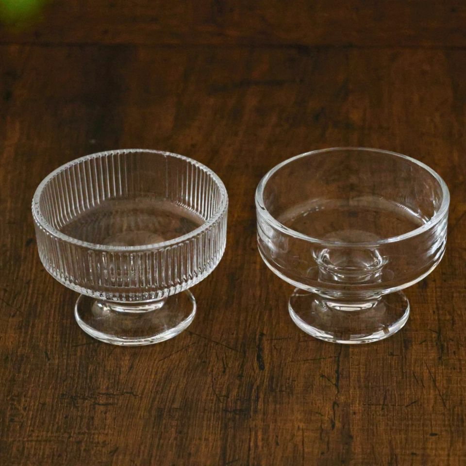 ガラス製　デザートクープカップ　