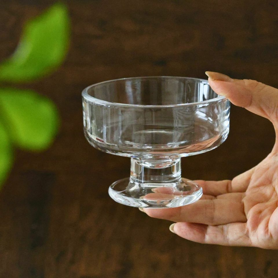 ガラス製　デザートクープカップ　