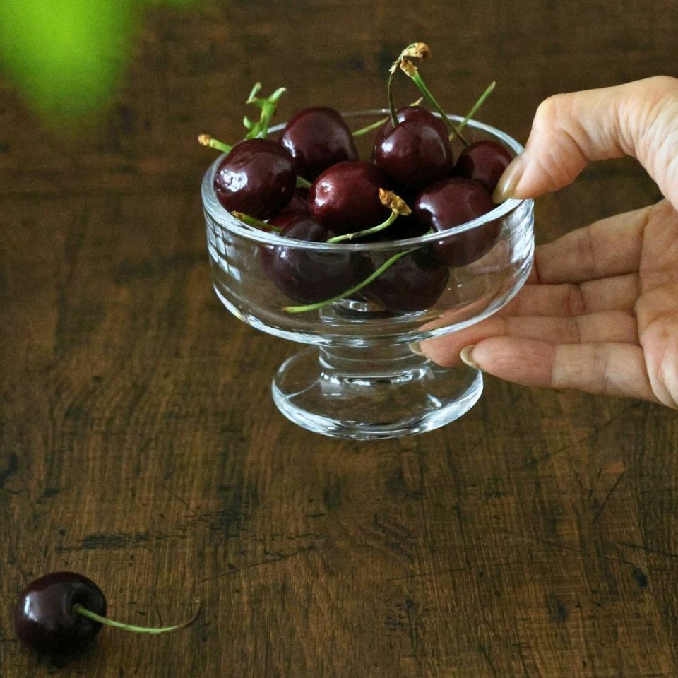 ガラス製　デザートクープカップ　