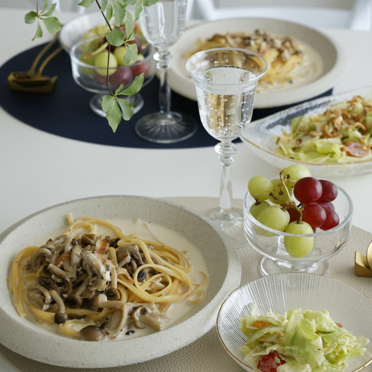 ガラス製　デザートクープカップ