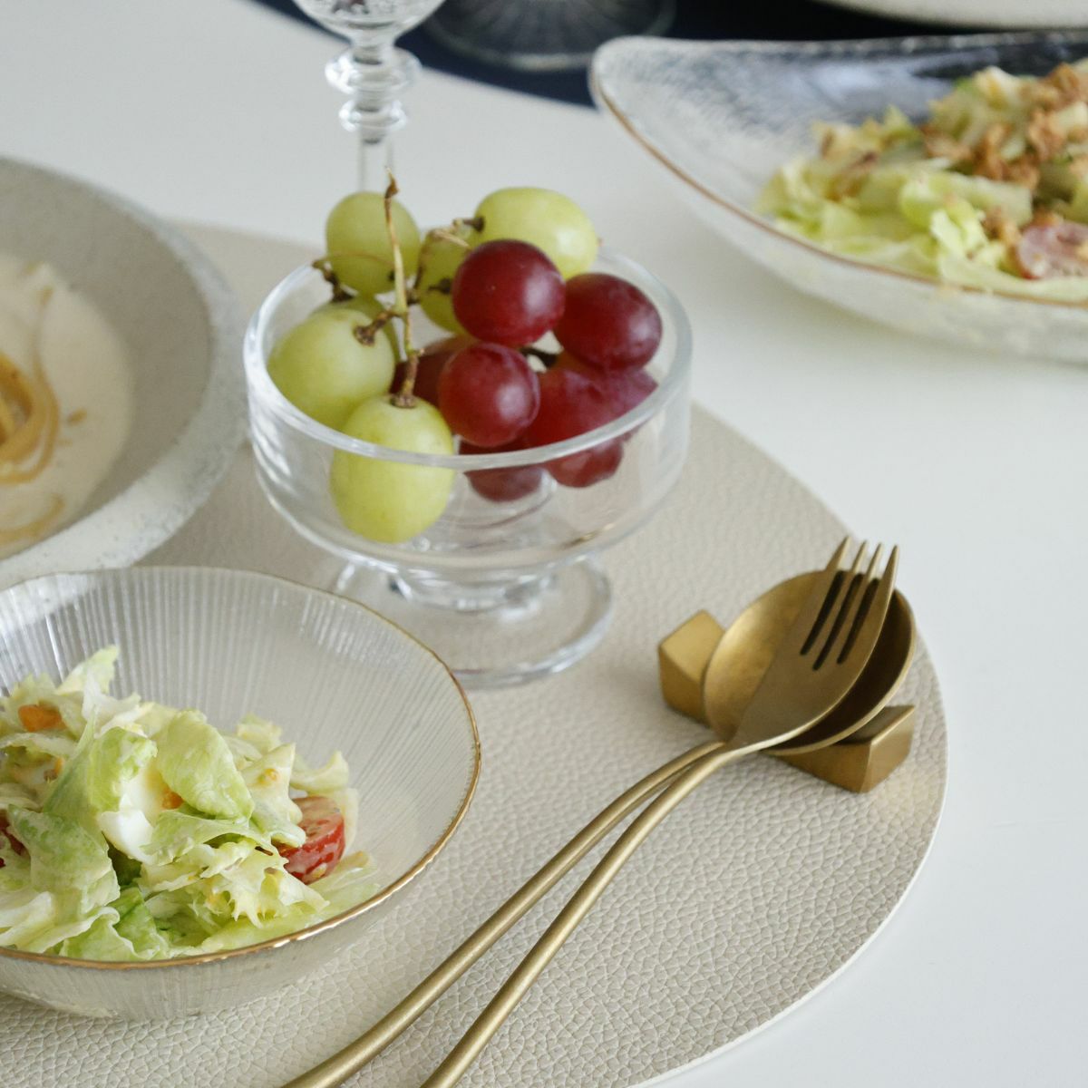 ガラス製　デザートクープカップ