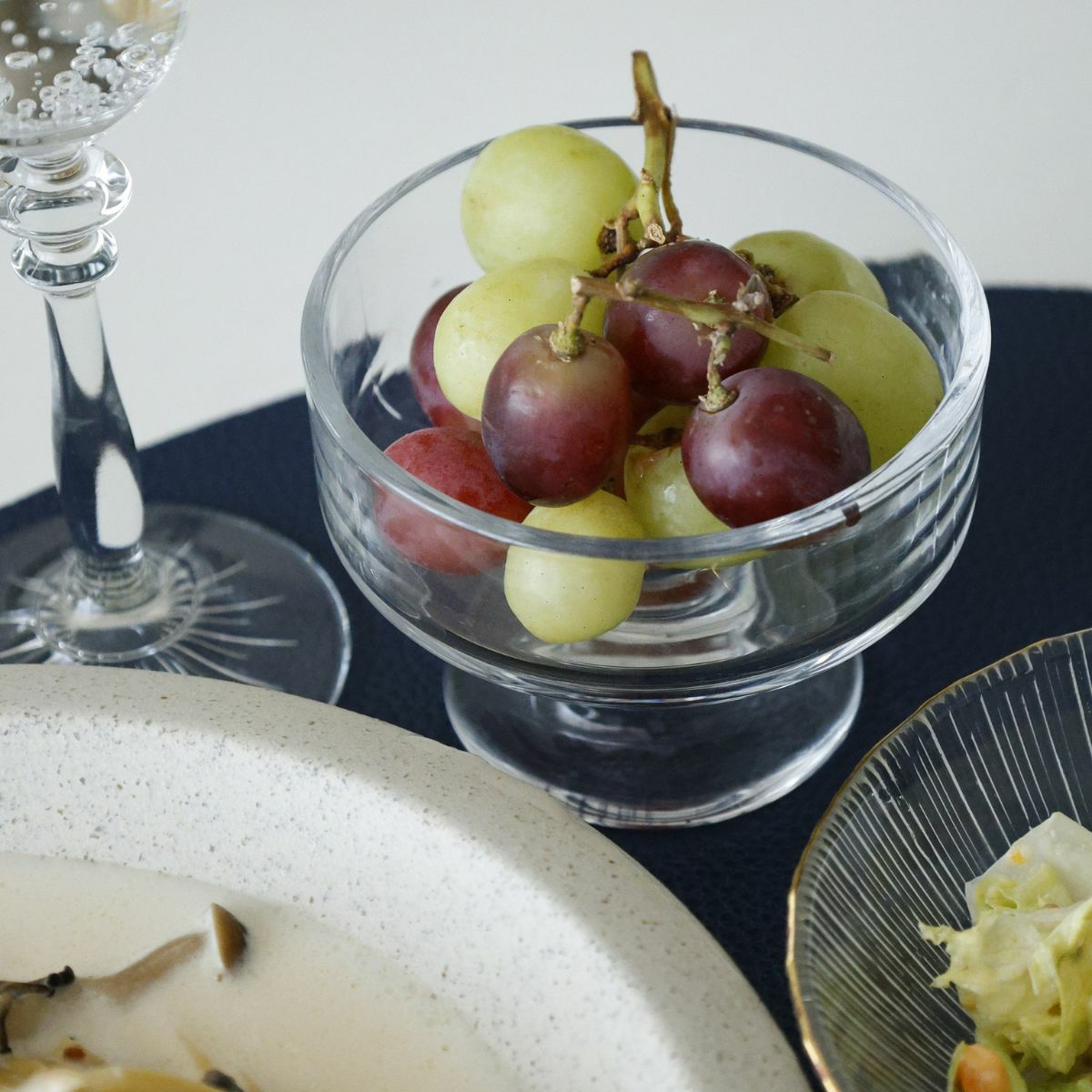 ガラス製　デザートクープカップ