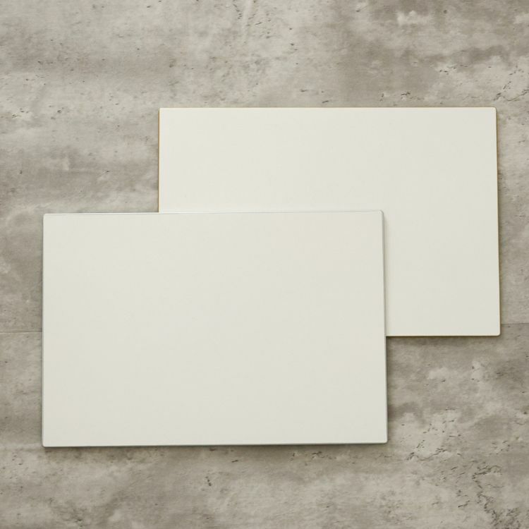 長角白渕金銀　プレイスマット折敷膳