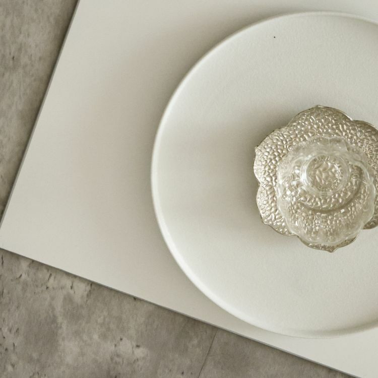 長角白渕金銀　プレイスマット折敷膳