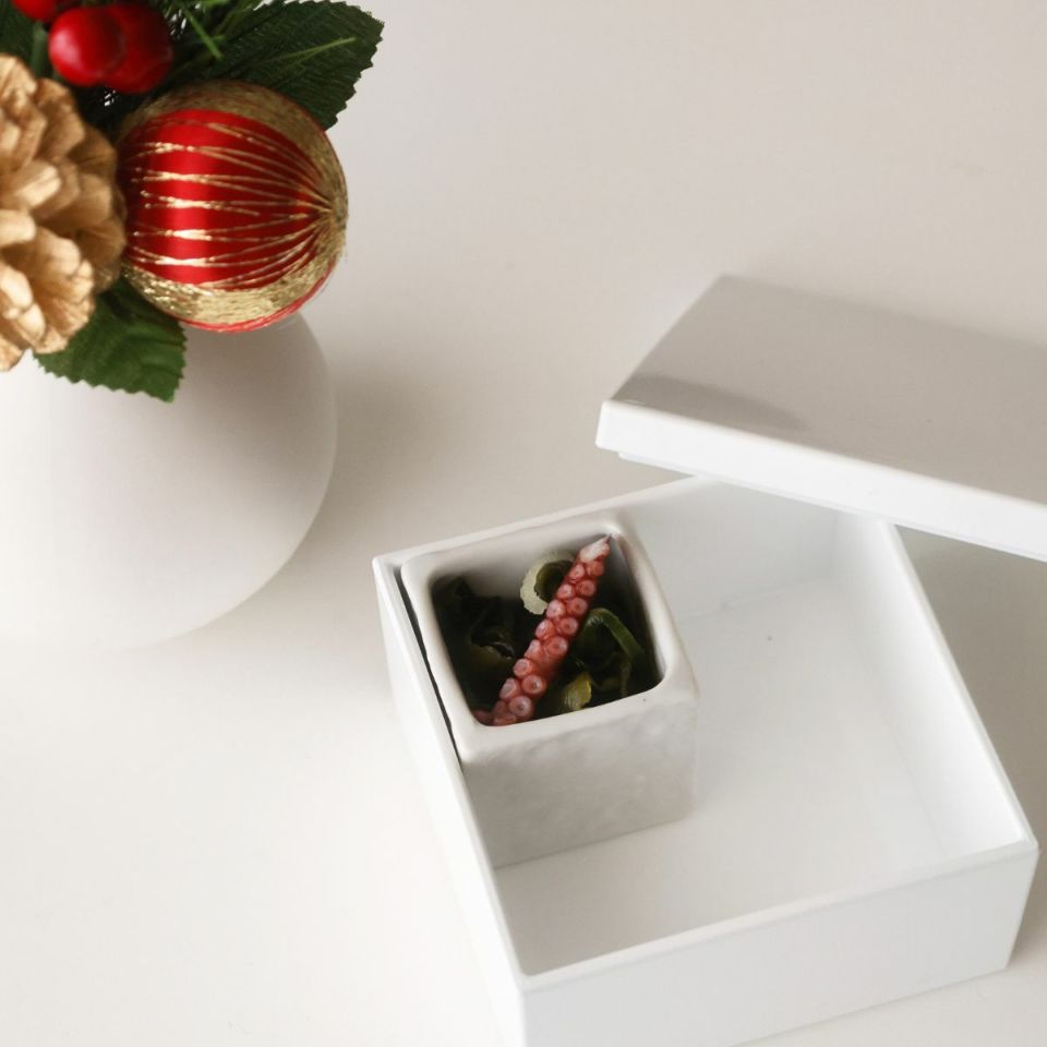 陶器製　正角豆小鉢