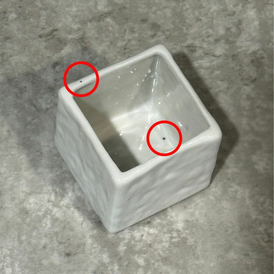 陶器製　正角豆小鉢