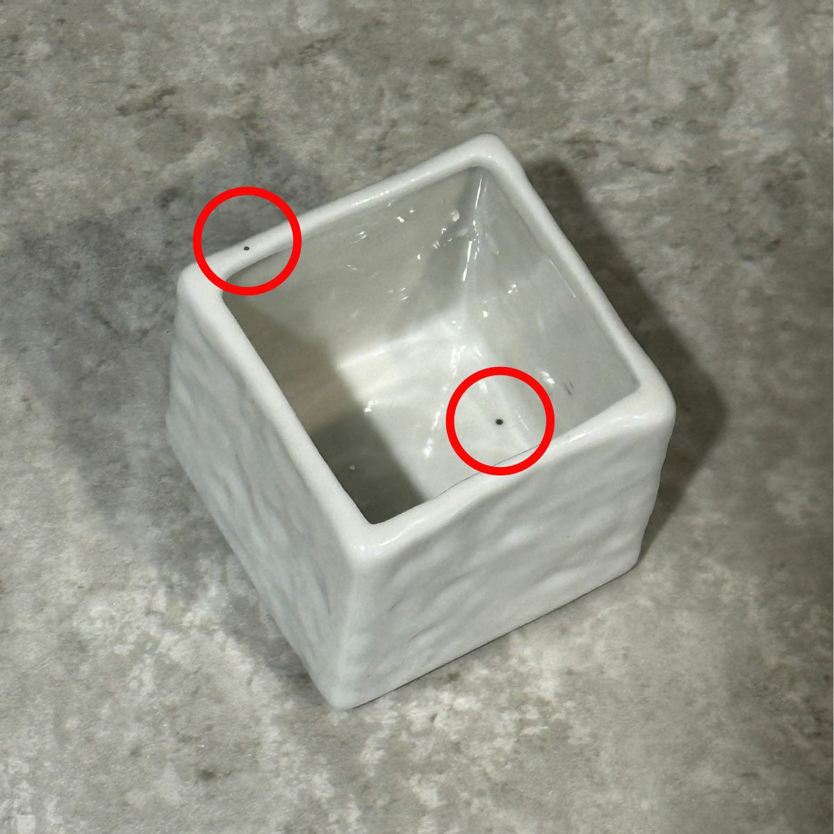 陶器製　正角豆小鉢