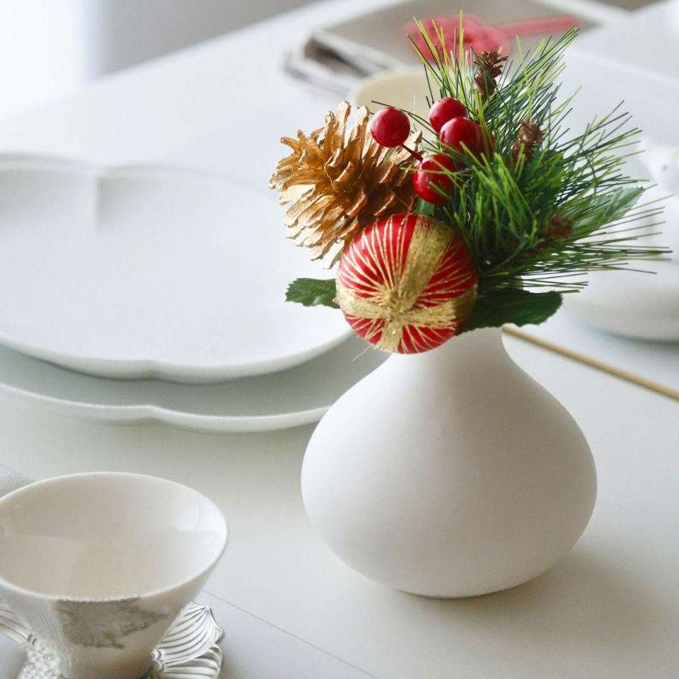 アートフラワー　お正月ピック