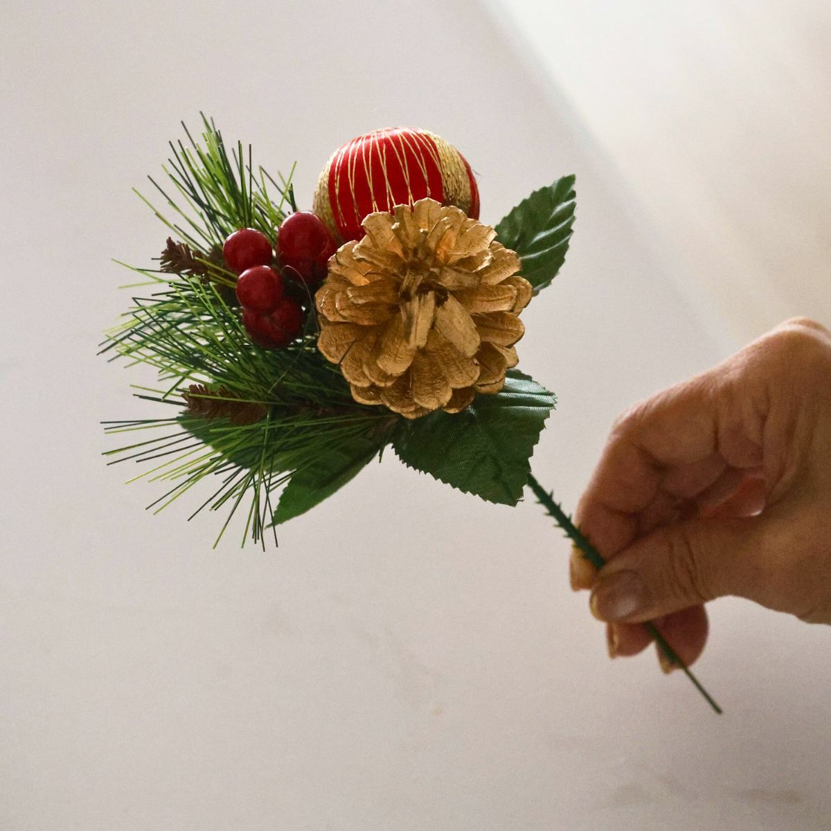 アートフラワー　お正月ピック