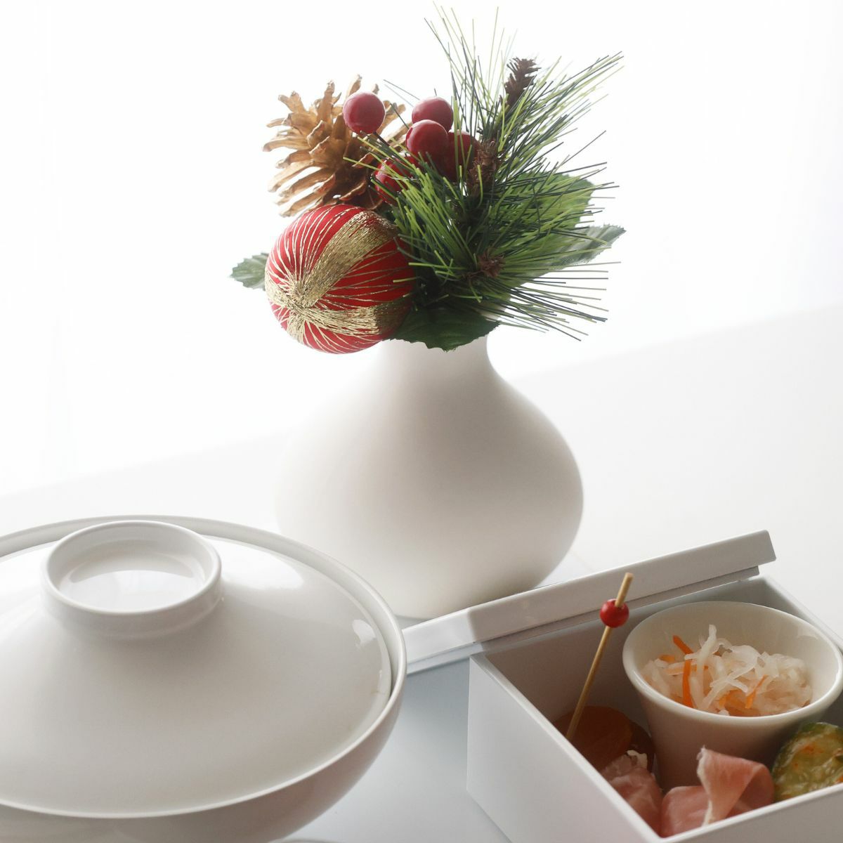 アートフラワー　お正月ピック